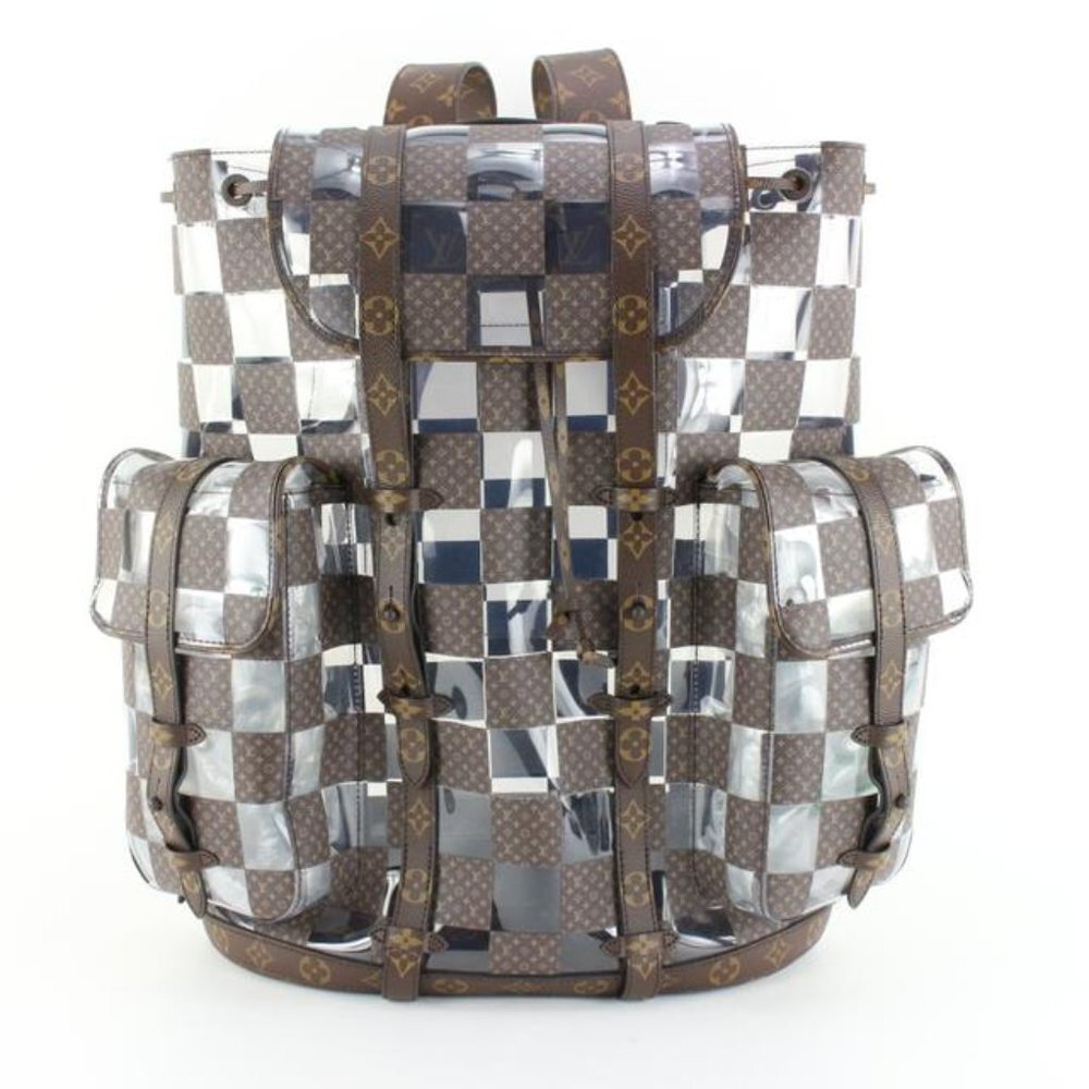 Louis Vuitton Virgil Abloh Monogram Chess Christopher Backpack 21lz720s